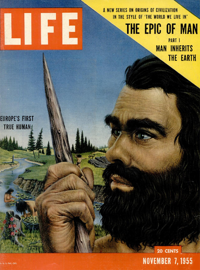 Man inherits the Earth Science 7 Nov 1955 Copyright Life Magazine | Life Magazine Color Photo Covers 1937-1970