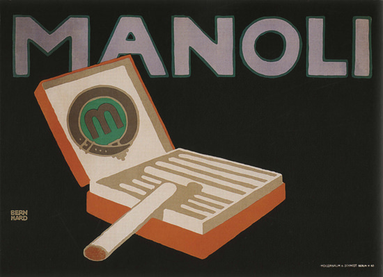 Manoli Cigarettes Germany Deutschland | Vintage Ad and Cover Art 1891-1970