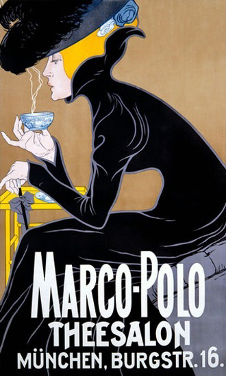 Marco Polo Theesalon Muenchen Tearoom | Sex Appeal Vintage Ads and Covers 1891-1970