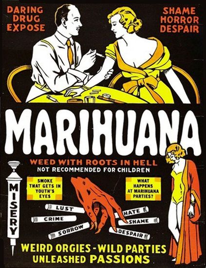 Marihuana Weed With Roots In Hell Orgies | Sex Appeal Vintage Ads and Covers 1891-1970