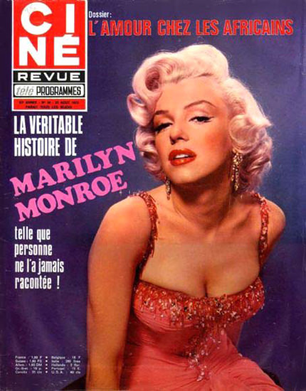 Marilyn Monroe Cine Cover | Sex Appeal Vintage Ads and Covers 1891-1970