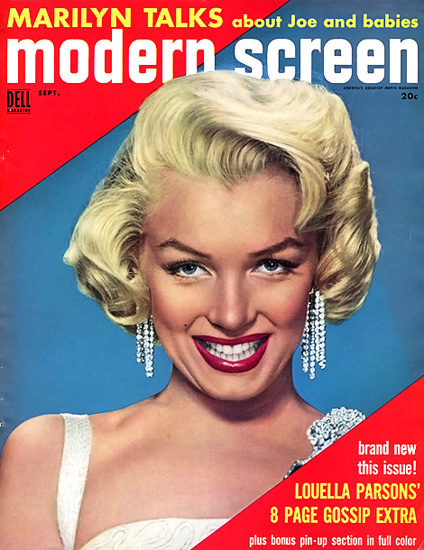 Marilyn Monroe Modern Screen Marilyn Babies | Sex Appeal Vintage Ads and Covers 1891-1970