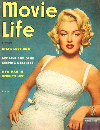 Marilyn Monroe Movie Life Cover Copyright 1953 | Sex Appeal Vintage Ads and Covers 1891-1970