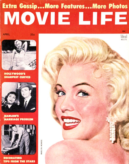 Marilyn Monroe Movie Life Cover | Sex Appeal Vintage Ads and Covers 1891-1970