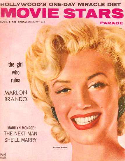 Marilyn Monroe Movie Stars Cover Copyright 1956 | Sex Appeal Vintage Ads and Covers 1891-1970