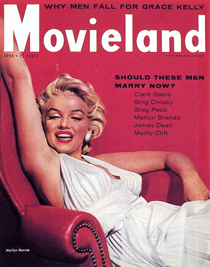 Marilyn Monroe Movieland Cover | Sex Appeal Vintage Ads and Covers 1891-1970