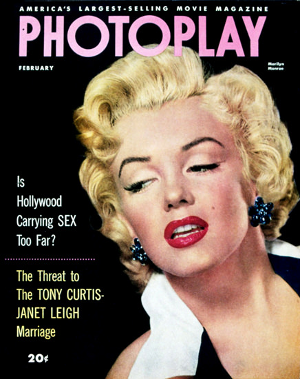 Marilyn Monroe Photoplay Cover | Sex Appeal Vintage Ads and Covers 1891-1970