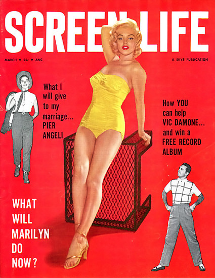 Marilyn Monroe Screen Life Cover | Sex Appeal Vintage Ads and Covers 1891-1970