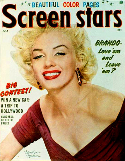 Marilyn Monroe Screen Stars Cover | Sex Appeal Vintage Ads and Covers 1891-1970