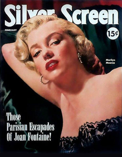 Marilyn Monroe Silver Screen | Sex Appeal Vintage Ads and Covers 1891-1970