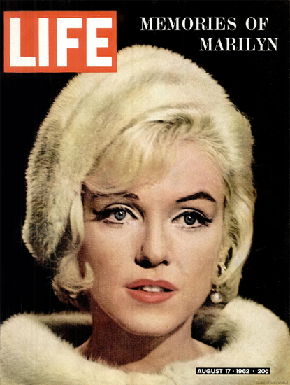 Marilyn Monroe Suicide Memoires 17 Aug 1962 Copyright Life Magazine | Life Magazine Color Photo Covers 1937-1970