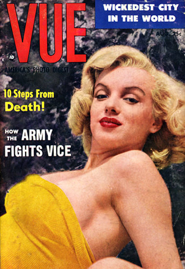 Marilyn Monroe Vue Cover Copyright 1952 | Sex Appeal Vintage Ads and Covers 1891-1970