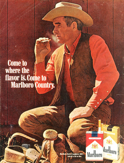 Marlboro Come To Marlboro Country 1969 Barn | Vintage Ad and Cover Art 1891-1970