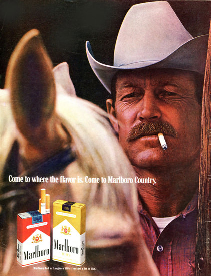 Marlboro Come To Marlboro Country 1969 Groom | Vintage Ad and Cover Art 1891-1970