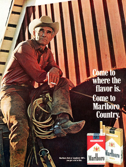 Marlboro Come To Marlboro Country 1969 Horse | Sex Appeal Vintage Ads and Covers 1891-1970