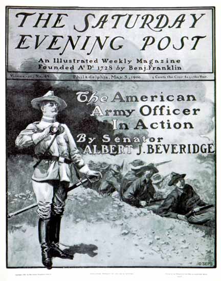 Martin Justice Saturday Evening Post Cover Art 1900_05_05 | The Saturday Evening Post Graphic Art Covers 1892-1930