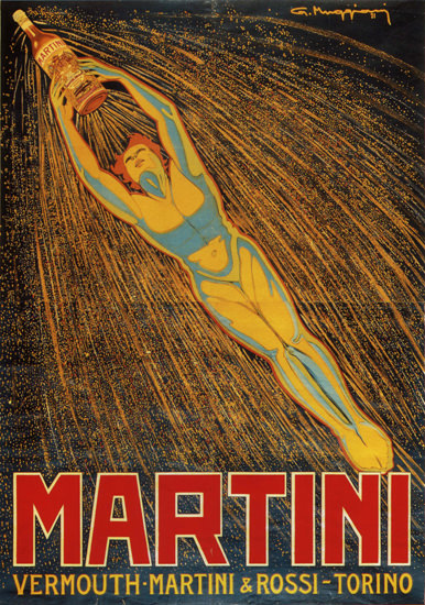 Martini Vermouth Martini Rossi Torino Italy Italia | Sex Appeal Vintage Ads and Covers 1891-1970