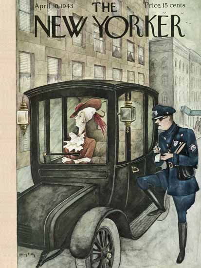 Mary Petty The New Yorker 1943_04_10 Copyright | The New Yorker Graphic Art Covers 1925-1945