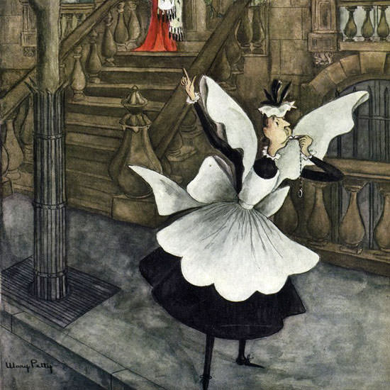 Mary Petty The New Yorker 1948_05_15 Copyright crop | Best of Vintage Cover Art 1900-1970