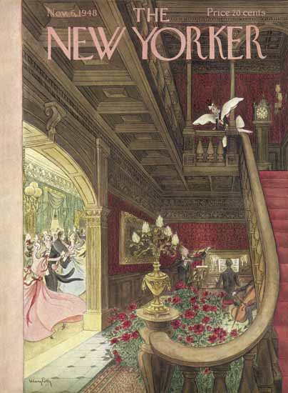 Mary Petty The New Yorker 1948_11_06 Copyright | The New Yorker Graphic Art Covers 1946-1970