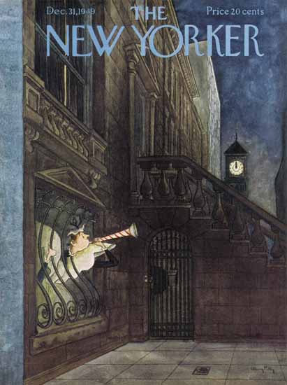 Mary Petty The New Yorker 1949_12_31 Copyright | The New Yorker Graphic Art Covers 1946-1970