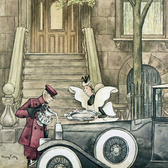 Mary Petty The New Yorker 1953_05_16 Copyright crop | Best of Vintage Cover Art 1900-1970