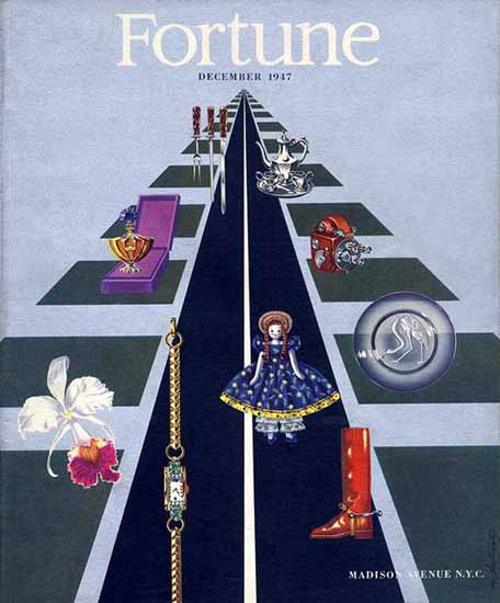 Matthew Leibowitz Fortune Magazine December 1947 Copyright | Fortune Magazine Graphic Art Covers 1930-1959