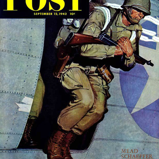 Mead Schaeffer Saturday Evening Post 1942_09_12 Copyright crop | Best of 1940s Ad and Cover Art