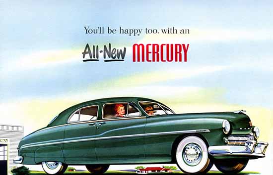 Mercury 1949 Ad All New | Vintage Cars 1891-1970