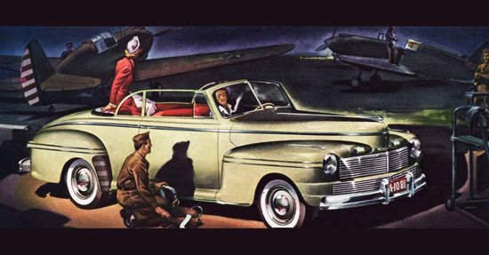 Mercury Club Convertible 1942 Air Force | Vintage Cars 1891-1970