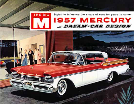 Mercury Turnpike Cruiser 1957 Ad | Vintage Cars 1891-1970