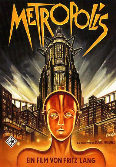 Metropolis Movie Fritz Lang UfA 1927 | Vintage Ad and Cover Art 1891-1970