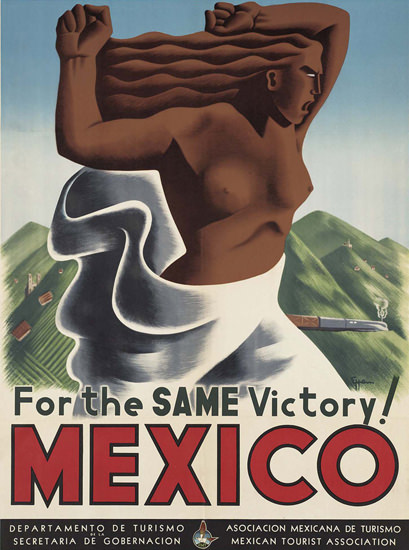 Mexico For The Same Victory | Sex Appeal Vintage Ads and Covers 1891-1970