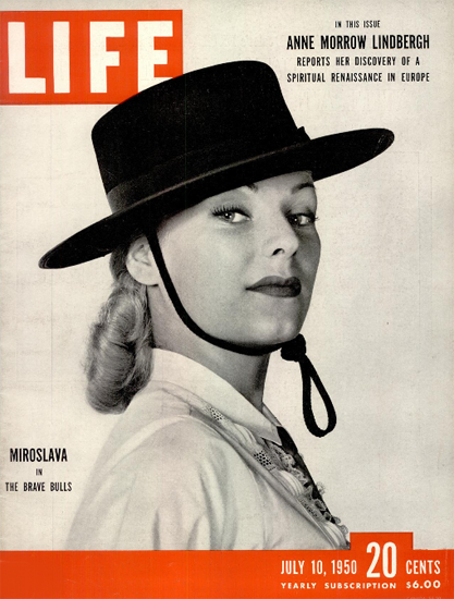 Miroslava in The Brave Bulls 10 Jul 1950 Copyright Life Magazine | Life Magazine BW Photo Covers 1936-1970