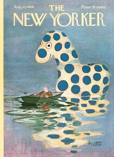 Misha Richter The New Yorker 1968_08_10 Copyright | The New Yorker Graphic Art Covers 1946-1970