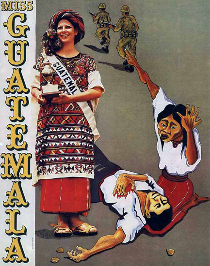 Miss Guatemala | Vintage War Propaganda Posters 1891-1970