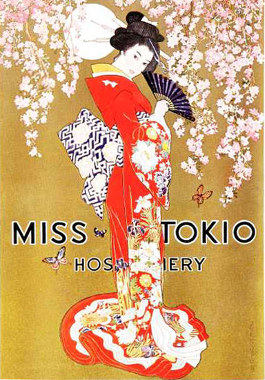 Miss Tokio Hosiery 1920s | Sex Appeal Vintage Ads and Covers 1891-1970