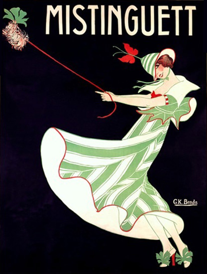 Mistinguett Paris Folies Bergere Moulin Rouge | Sex Appeal Vintage Ads and Covers 1891-1970