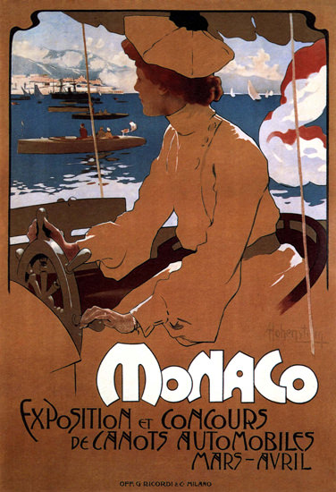 Monaco Exposition Et Concours De Canots | Sex Appeal Vintage Ads and Covers 1891-1970