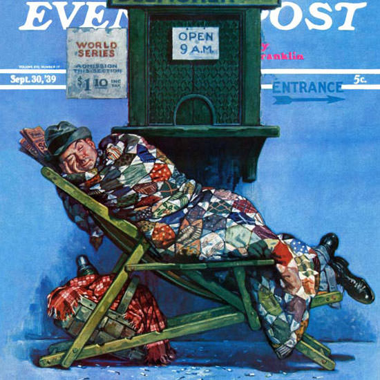 Monte Crews Saturday Evening Post First Line 1939_09_30 Copyright crop | Best of Vintage Cover Art 1900-1970