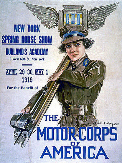 Motor Corps Of America | Vintage War Propaganda Posters 1891-1970