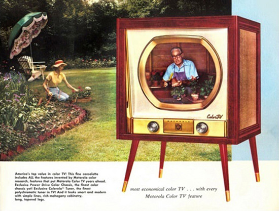 Motorola Color TV | Vintage Ad and Cover Art 1891-1970