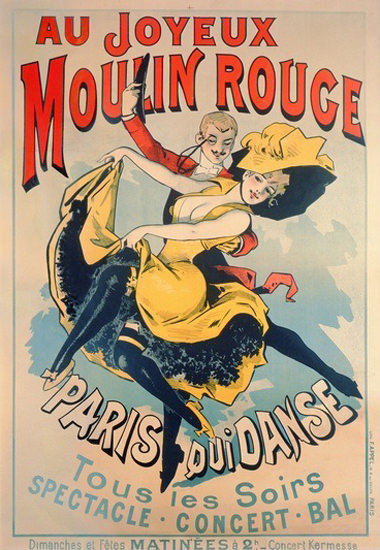 Moulin Rouge Paris Qui Dance Spectacle Bal | Sex Appeal Vintage Ads and Covers 1891-1970