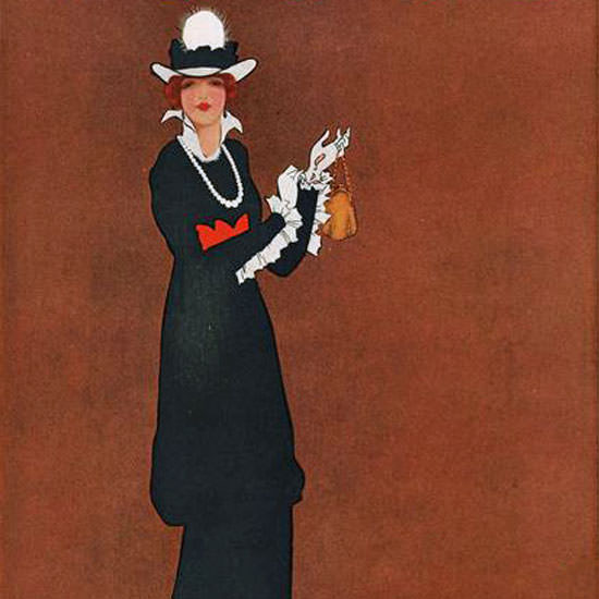 Mrs Newell Tilton Vogue Cover 1912-05-15 Copyright crop | Best of 1891-1919 Ad and Cover Art