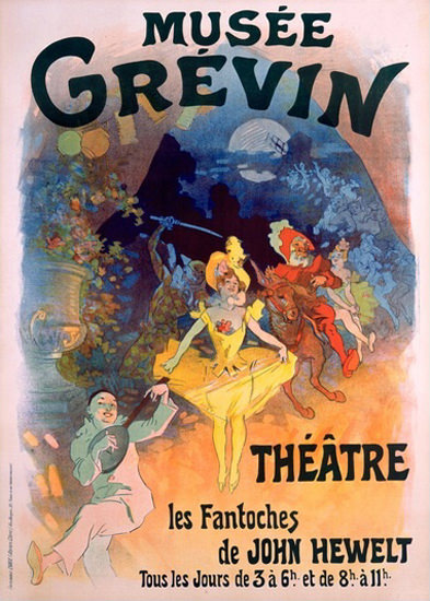 Musee Grevin Theatre Les Fantoches Hewelt | Sex Appeal Vintage Ads and Covers 1891-1970