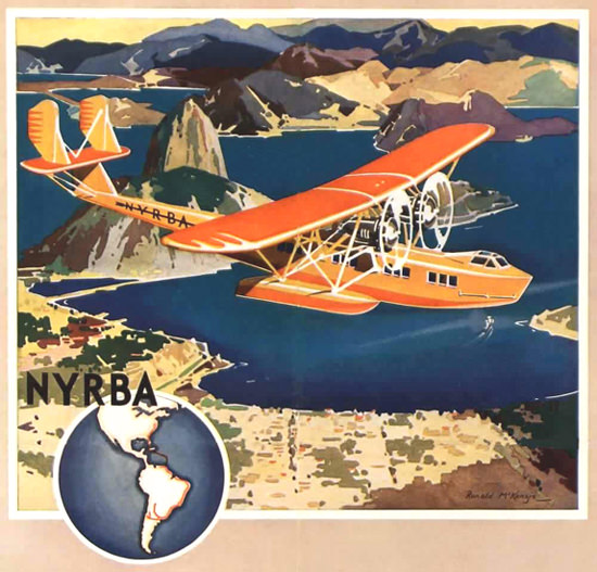 NYRBA 1930 | Vintage Travel Posters 1891-1970