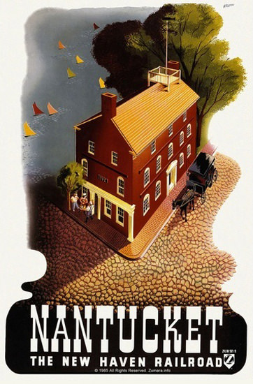 Nantucket New Haven Railroad | Vintage Travel Posters 1891-1970