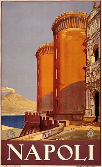 Napoli Italia Italy | Vintage Travel Posters 1891-1970