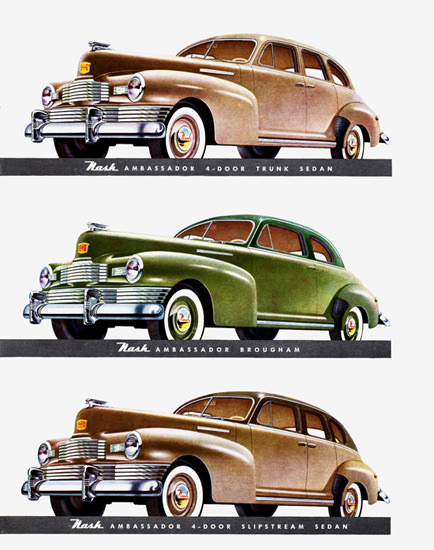 Nash Ambassador Models 1948 | Vintage Cars 1891-1970