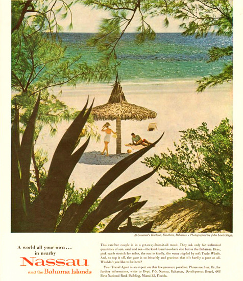 Nassau And The Bahamas 1960 | Vintage Travel Posters 1891-1970